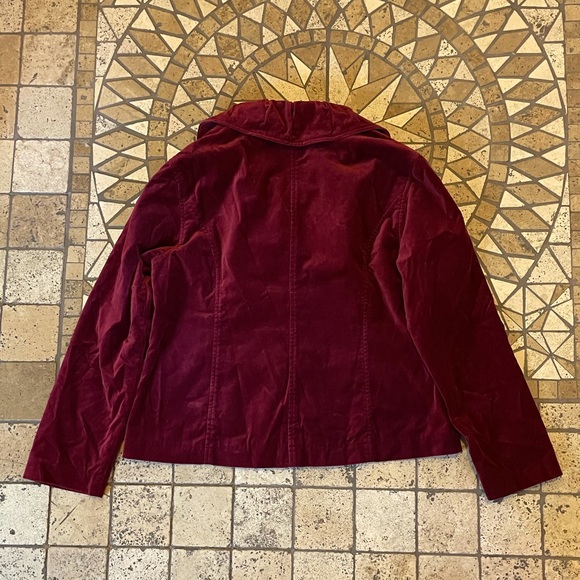 CHICO’s single breasted velour jacket blazer 2 - Picture 7 of 14